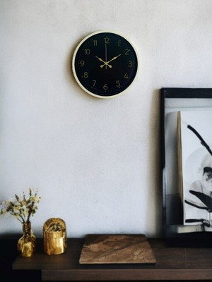 Epilons 36 cm Standart Krem Duvar Saati