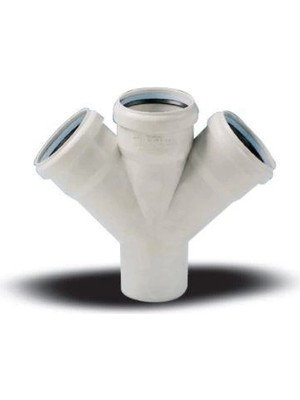 Aylina Mey Ithalat® Ege Yıldız 110X110X110 Pvc Çift Çatal  3,2 mm