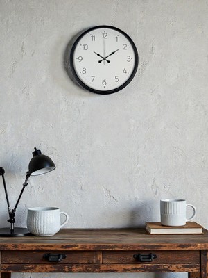 urfakent bilişim ve medya danışmanlık 36 cm Siyah Dekoratif Duvar Saati