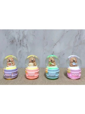 urfakent bilişim ve medya danışmanlık Kapibara Tasarımlı Işıklı Kar Küresi