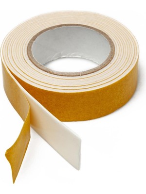 Epilons Z&k Market® Çok Amaçlı Tüm Yüzeylerde Kullanıma Uygun Beyaz Çift Taraflı Köpük Sünger Montaj Bant