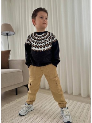 Butik Erkek Çocuk Bayramlık&şık Sweat/pantolon Ikili Takım(Tam Kalıp,esnek)