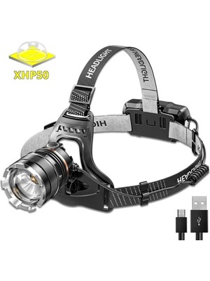 Epilons PS-8002 Sensörlü Zoomlu Profesyonel Şarjlı Kafa Lambası