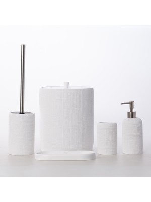 Selim Natural Banyo Seti Beyaz