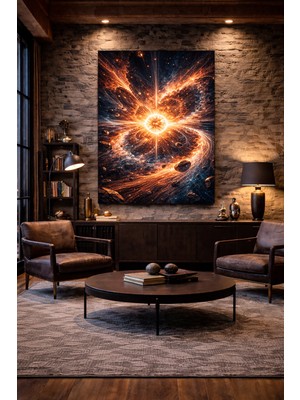 Artease Big Bang Büyük Patlama Kanvas Tablo