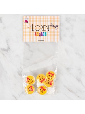 LTG Nova Crafts 8 Li Sarı Düğme - 665