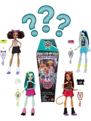 Monster High Cleo De Nile Mumya Desenli Hediyelik Oyun Seti – 1 Bebek ve 5 Aksesuar, Buried Secrets Cozy Creepover
