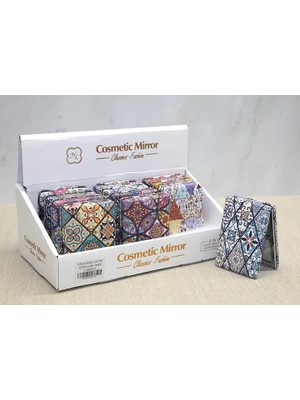 Epilons Taşlı El Aynası Dikdörtgen Kalın