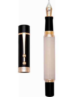 Hype Store Piguet - Altın Kaplama Uçlu Lüks Taurus Tükenmez ve Dolma Kalem (Dolma Kalem, Blavit)