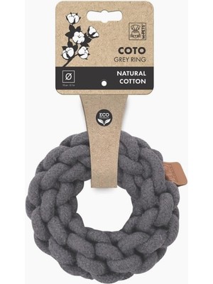 Braventa Collection M-Pets Grey Rıng 13CM Örgü Halka Oyuncak