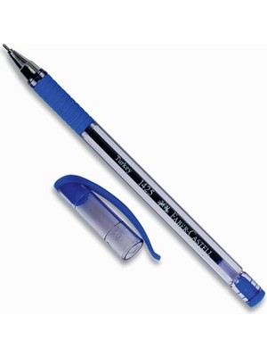 Hype Store Faber-Castell Iğne Uç Tükenmez Kalem Seti, 10’lu, Mavi, 0.7 Mm, Rahat Yazım, Ergonomik Tutuş