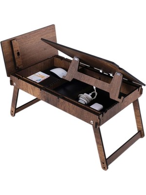 Hype Store Vigo Wood - BT201 Katlanır Ayaklı Laptop Çalışma Sehpası