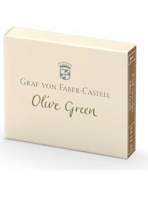 Hype Store Graf Von Faber-Castell Dolma Kalem Kartuşu 6'lı Yeşil