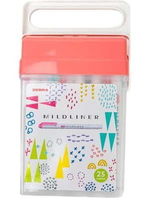 Hype Store Zebra Çift Uçlu Fosforlu Kalem 25 Renk Özel Plastık Kutuda