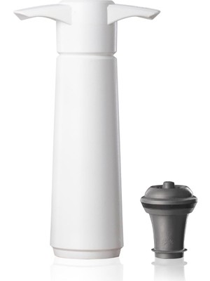 Hype Store Vacu Vin Şarap Vakum Seti - 1 Pompa 1 Tıpa / Beyaz