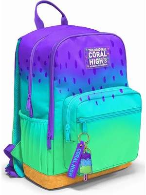 Hype Store High Dört Bölmeli Mor Lila Renk Geçişli Ortaokul Çantası - Kız Çocuk