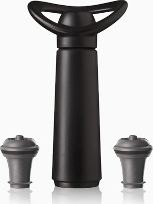 Hype Store Vacu Vin Şarap Pompası Concerto 2 Tıkaçlı, Plastik, Siyah, Standart 9875606