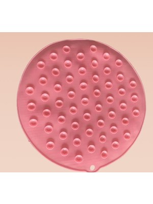 EkoAlışverişDünyam Yuvarlak Vantuzlu Banyo Sırt Kese Matı 26 cm (5510)