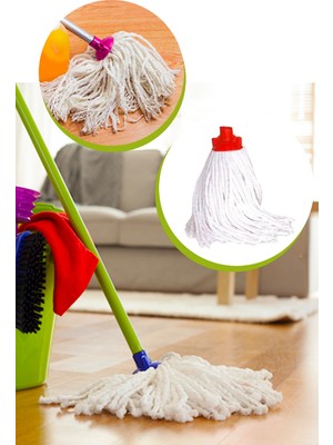 Protik İpli Püskül Yedek Mop Paspas Başlığı