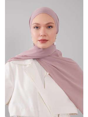 Lêvi D'or Koyu Pembe Lux Şifon Şal