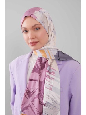 Lêvi D'or Füme Gölgeli Desen Twill Şal