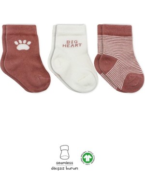 NW Nessi World 3'lü Penye Soket Çorap BS10110 Pudra