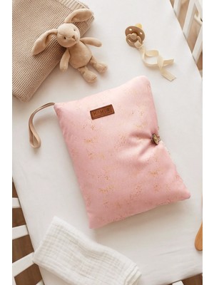 Anne Bebek Bakım Çantası Yenidoğan Alt Açma Değiştirme Düzenleyici Çantası Organizer Solid P.Pembe