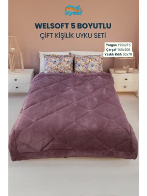 Uysal Yorgan Welsoft 5 Boyutlu Çift Kişilik Uyku Seti