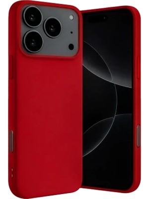 Techno Guru iPhone 17 Pro Max Kılıf Içi Kadife Kaplı Nano Silikon Kapak