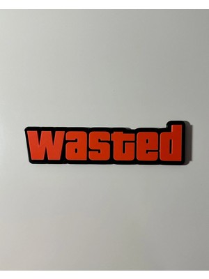Pluto 3D Gta Esintili Wasted Duvar Süsü – Gamer Dekor