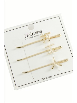 Inci Taşlı Tel Toka 3 Adet