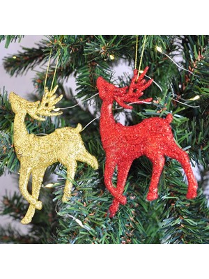 Tam12den Yılbaşı Ağaç Süsü Simli 2'li