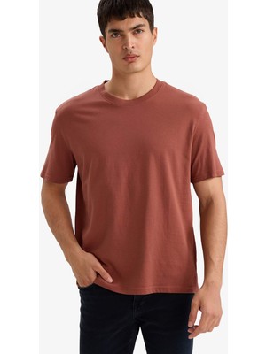 DeFacto New Regular Fit %100 Pamuk Basic Tişört V7699AZ26SP