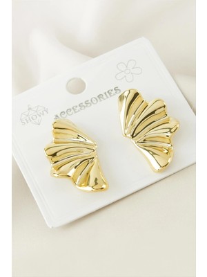 Kelebek Kanat Plastik Küpe