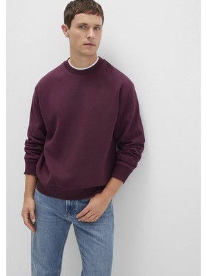 Mavi Bisiklet Yaka Bordo Basic Sweatshirt 0S10276-70434