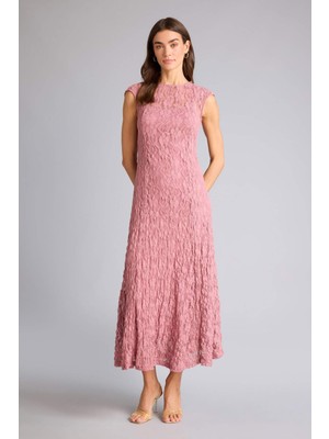 DeFacto Fitted Dantel Maxi Elbise F8114AX26SP