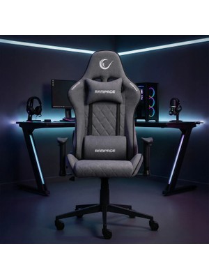 Rampage Myth Üst Seviye Terletmez Kumaş Siyah Gaming Oyuncu Koltuğu (KL-R29)