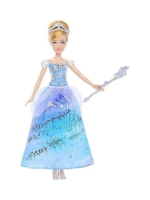 Starseven Prensesi Cinderella Sihirli Değnek Sallandığında Işıkları Yanan ve Sesler Çıkaran Elb