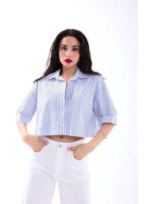 Ayşegul Hediyelik 4873 Gömlek-Washıngton Çizgili