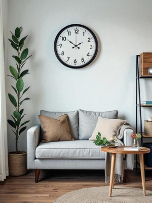 Bucuks 36 cm Siyah Duvar Saati