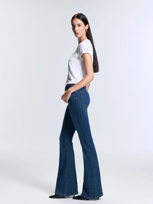 Lc Waikiki Yeni Sezon Flare Kadın Jean Pantolon