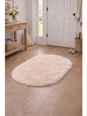 Eyprich Kuzu Post Peluş Süet Taban Ince Halı - Yumuşak Dokulu