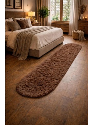 Eyprich Kuzu Post Peluş Süet Taban Ince Halı - Yumuşak Dokulu