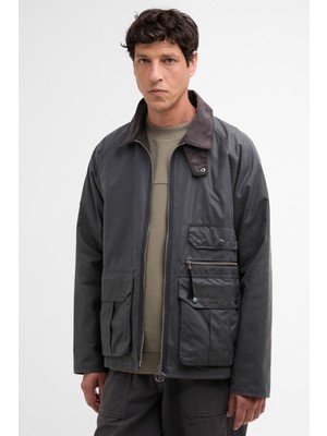 Barbour Re-Engineered Blackett Spey Yağlı Ceket GY71 Asphalt