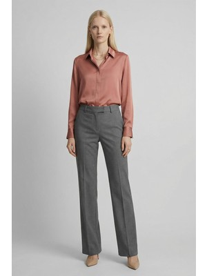 Rays 8450A Düğmeli Geniş Paça Pantolon Antrasit