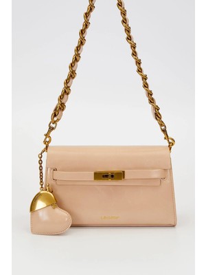 Levidor Vizon Kalp Aksesuar Detaylı Omuz Çantası