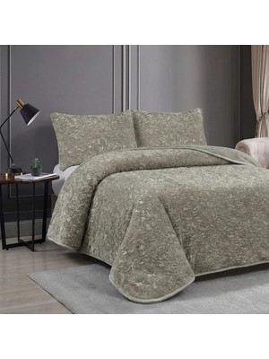 Altınpamuk Soft Battaniye Çift Kişilik 220 x 240 Haki Yastık Kılıfı Hediyeli