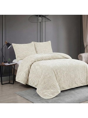 Altınpamuk Soft Battaniye Çift Kişilik 220 x 240 Krem Yastık Kılıfı Hediyeli