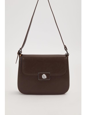 Levidor Camel Tavşan Charm Detaylı Omuz Çantası