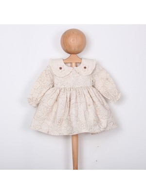 Minino Bebe Yaka Kız Elbise